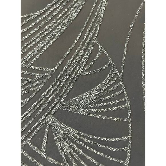 Express Black embellished flare leg dressy slacks/pants  9/10 - Picture 4 of 11